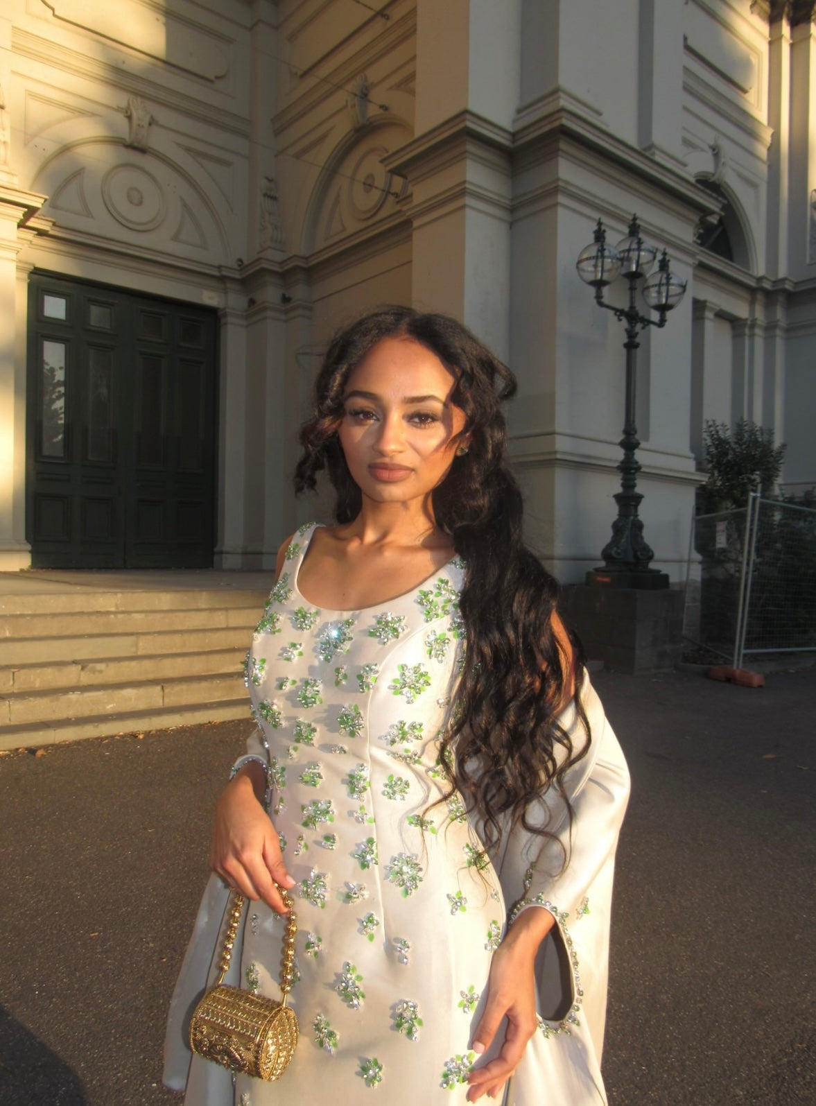 Emerald Bloom Gown