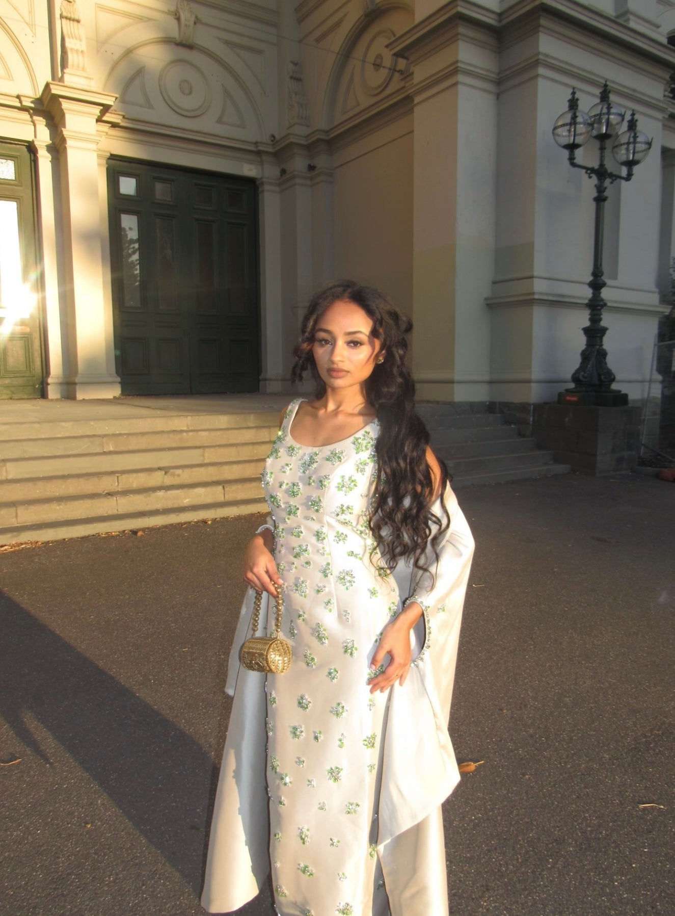Emerald Bloom Gown