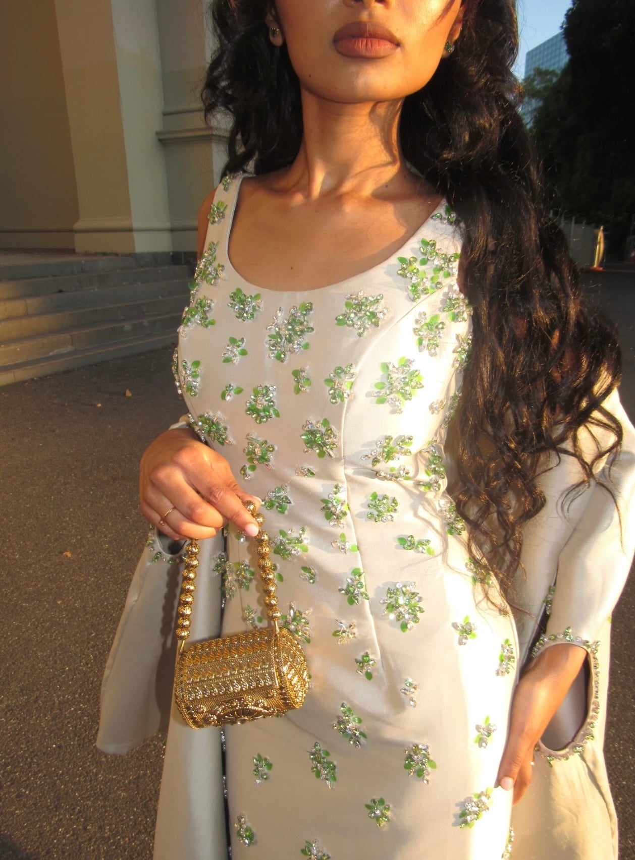 Emerald Bloom Gown